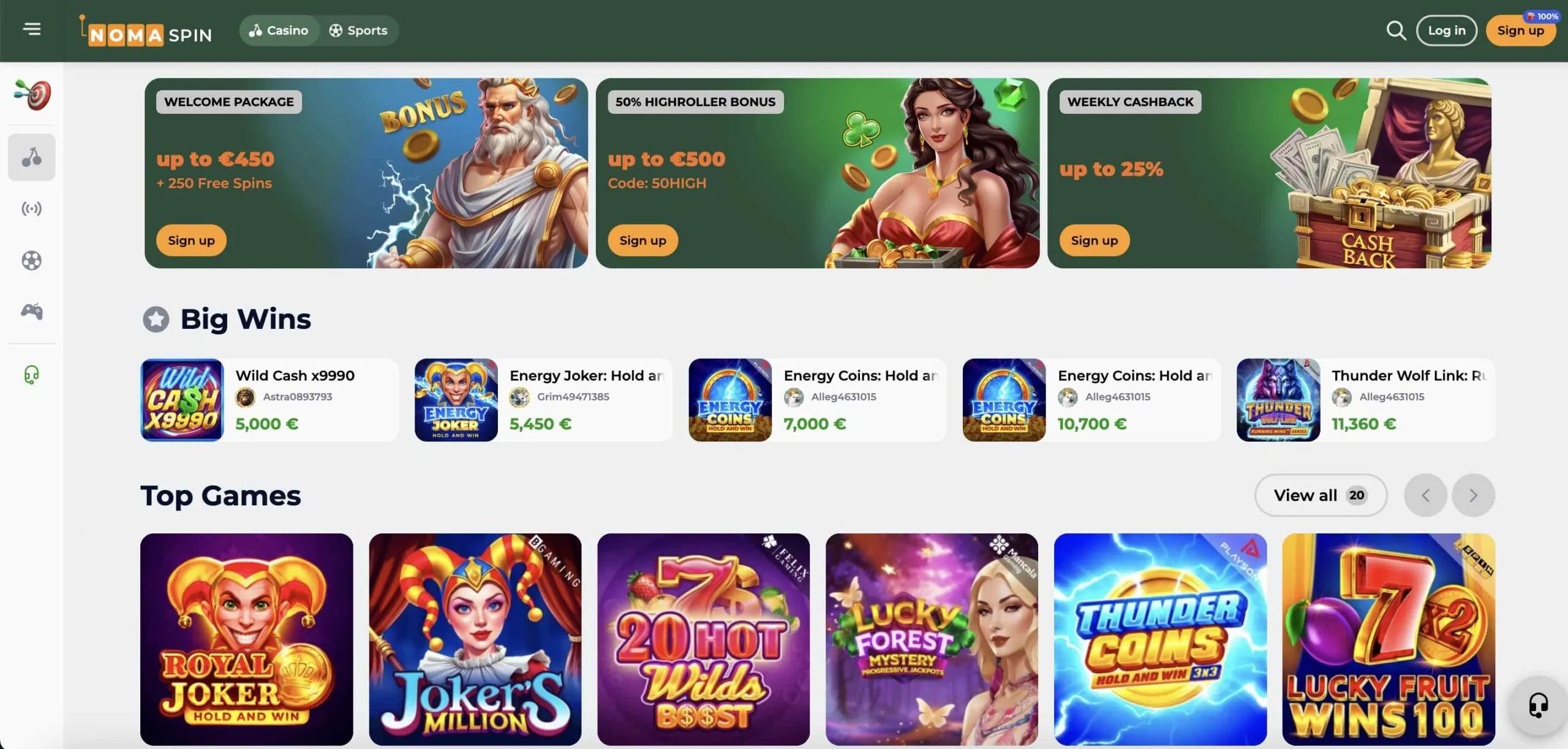 Nomaspin Nederland – Ontdek het Officiële Online Casino van 2026 image 1