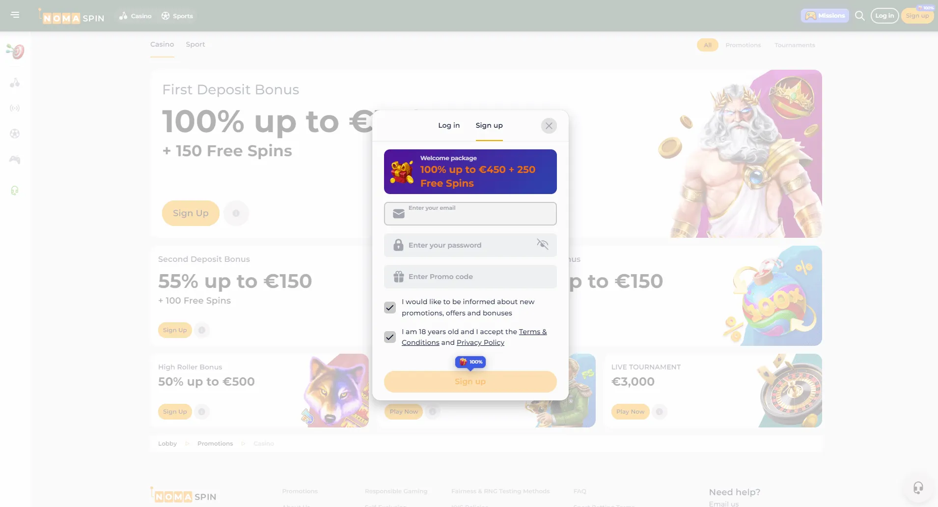 Nomaspin Nederland – Ontdek het Officiële Online Casino van 2026 image 2