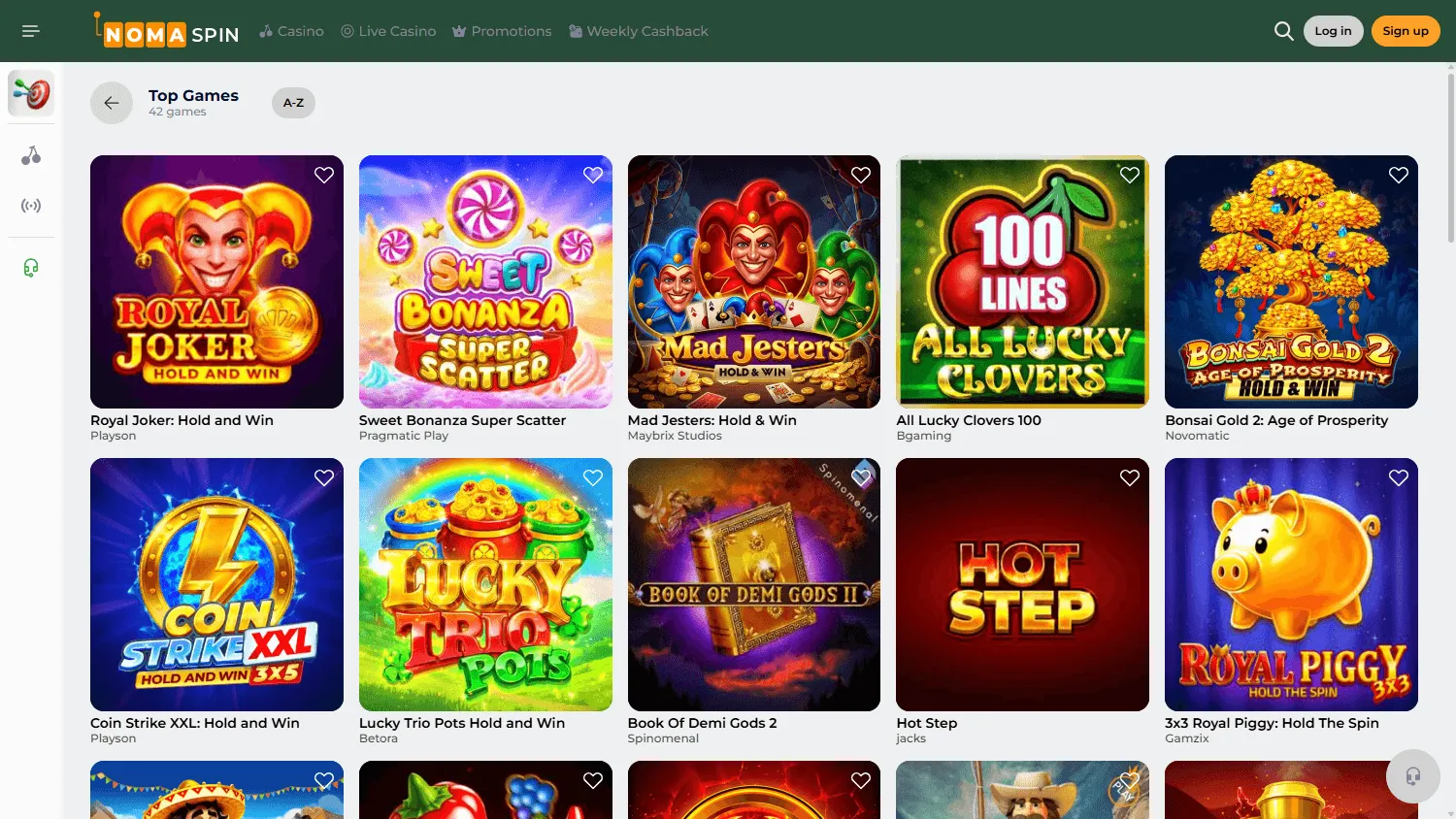 Nomaspin Nederland – Ontdek het Officiële Online Casino van 2026 image 3